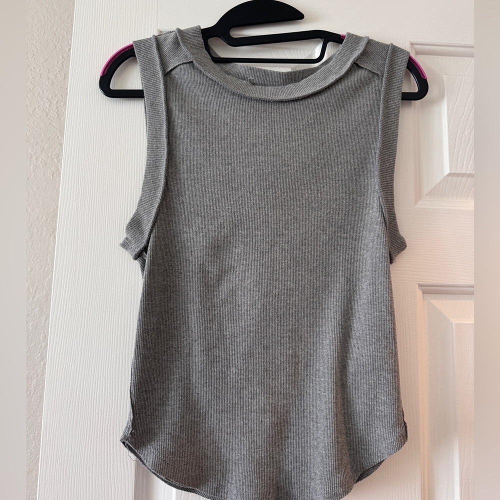 Free people tank - grey- sizeM